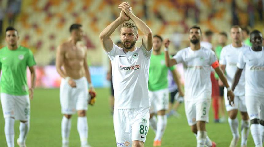 Atiker Konyaspor ilk yarıdan memnun