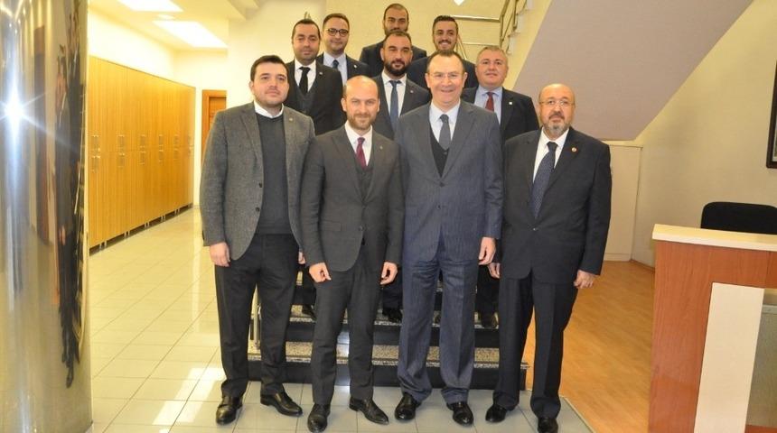 GAGİAD&rsquo;dan GAOSB Başkanı Mustafa Top&ccedil;uoğlu&rsquo;na ziyaret