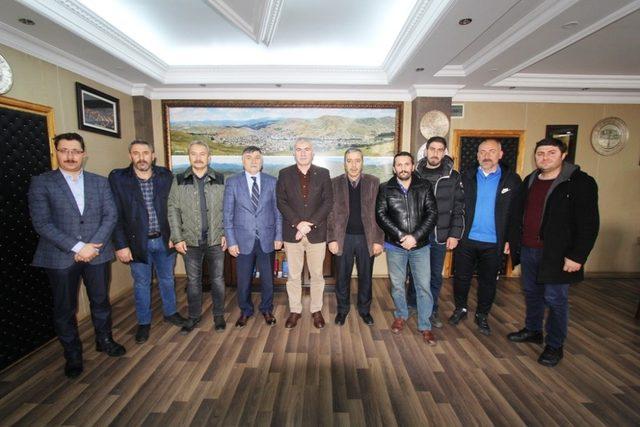 Amatör Spor Kulüplerinden Başkan Memiş’e ziyaret