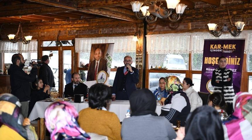 Başkan &Uuml;z&uuml;lmez "Kadınlarımız ne kadar mutlu ve sağlıklı olursa o yuva sağlıklı ve din&ccedil; olmaktadır"