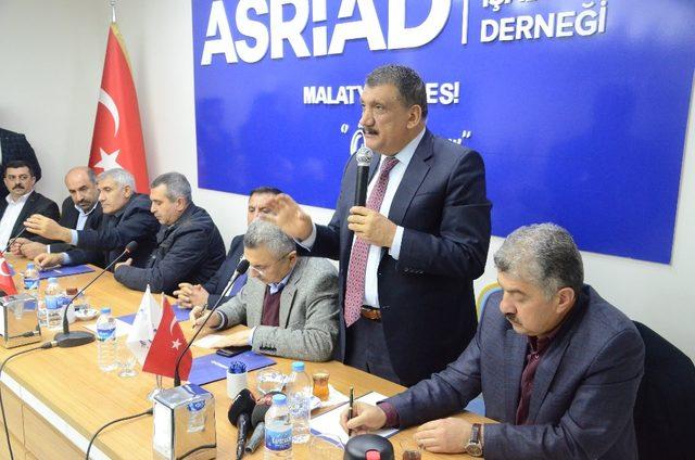 Başkan Gürkan, ASRİAD Malatya Şubesini ziyaret etti