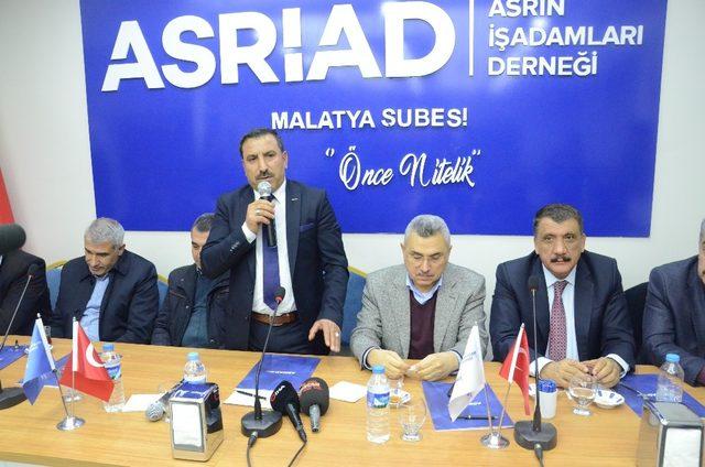 Başkan Gürkan, ASRİAD Malatya Şubesini ziyaret etti