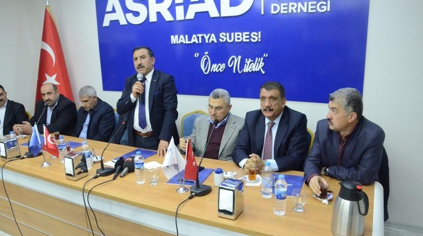 Başkan G&uuml;rkan, ASRİAD Malatya Şubesini ziyaret etti