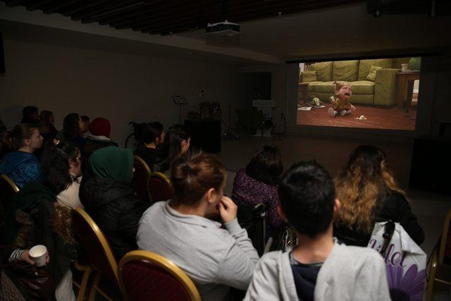 Engelsiz Yaşam Akademisi’ndeki kursiyerler sinema keyfi yaşadı