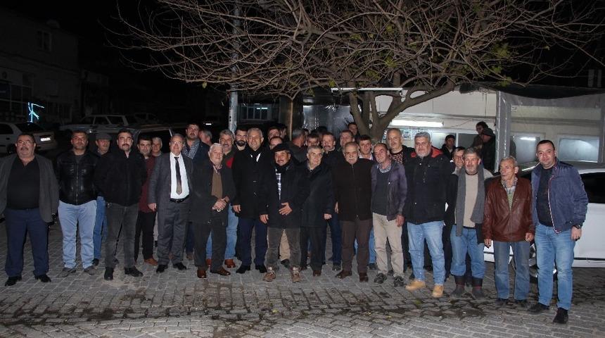 İsmet Akın, ziyaretlerini Mursallı&rsquo;da devam etti