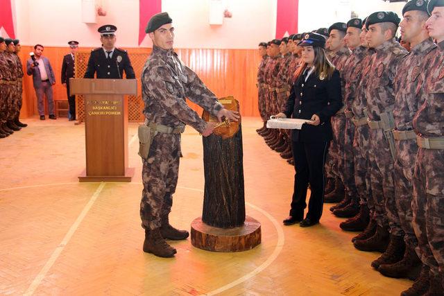 &Ccedil;ankırı da 337 &ouml;zel harekat polisi mezun oldu 2