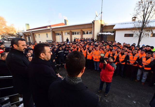 Ankara Büyükşehir Belediyesi Genel Sekreteri Tuzcuoğlu’ndan personele ziyaret