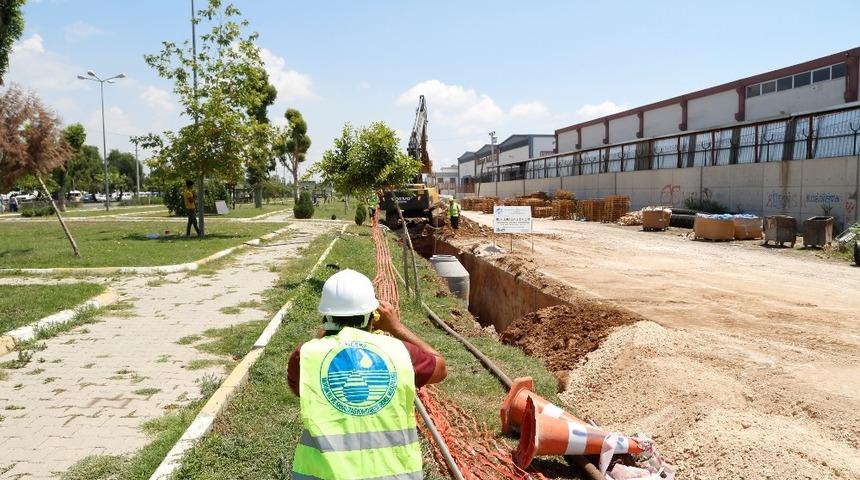 MESKİ Bekirde kavşağı alt yapı deplase &ccedil;alışmalarını tamamladı