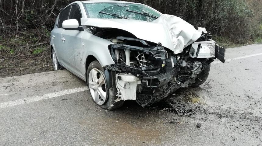 Gizli buzlanma kaza getirdi: 1 yaralı