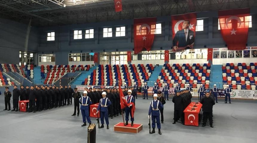 372/2 kısa d&ouml;nem askerler yemin etti