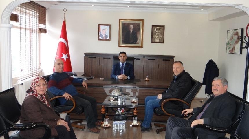 Esnaftan Kaymakam Güneş’e hayırlı olsun ziyareti