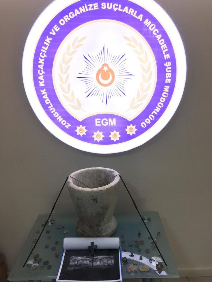 Zonguldak'ta tarihi eser operasyonu G1