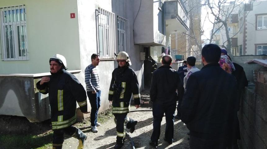 Adıyaman&rsquo;da ikamet yangını korkuttu