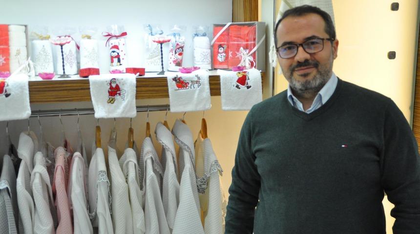 Denizli'den Avrupa'ya Noel babalı havlu, bornoz ihracatı