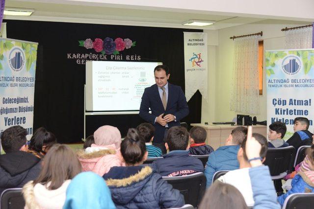 Altındağ Belediyesinin temizlik seminerleri sürüyor