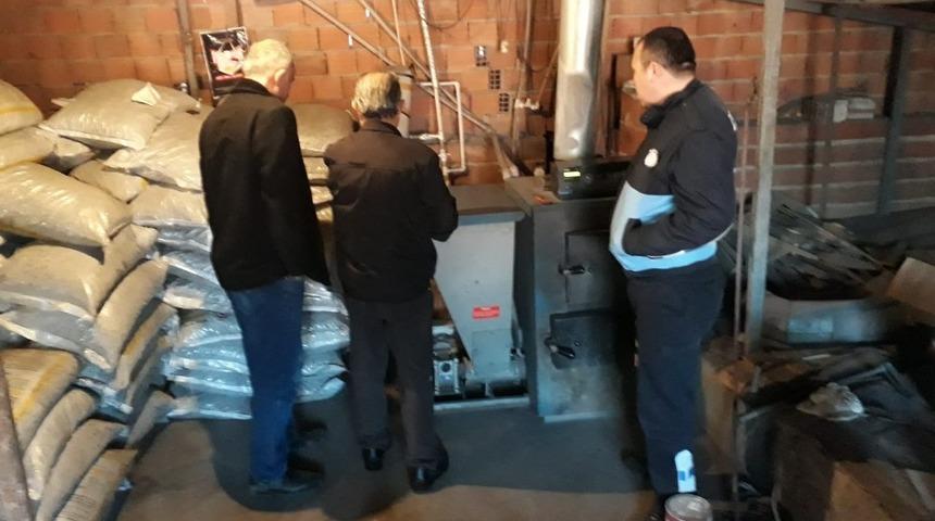 Alaşehir Zabıtasından baca denetimi