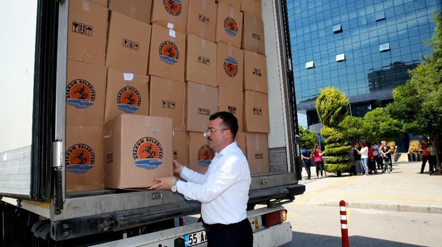 Atakum hayırda yarışıyor