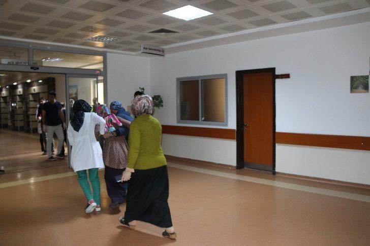 Hastanede gerçeğini aratmayan yangın tatbikatı G2