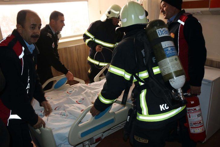 Hastanede gerçeğini aratmayan yangın tatbikatı G4