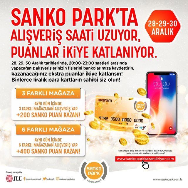 SANKO Park’ta yılbaşı etkinliği