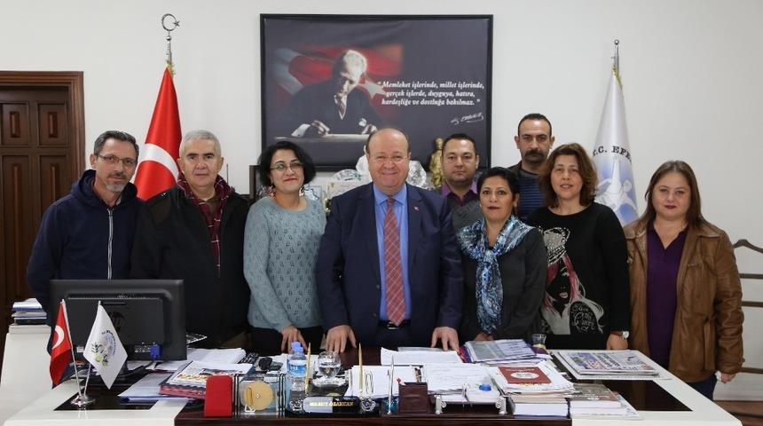 UMUT Arama Kurtarma Derneği&rsquo;nden Başkan &Ouml;zakcan&rsquo;a ziyaret