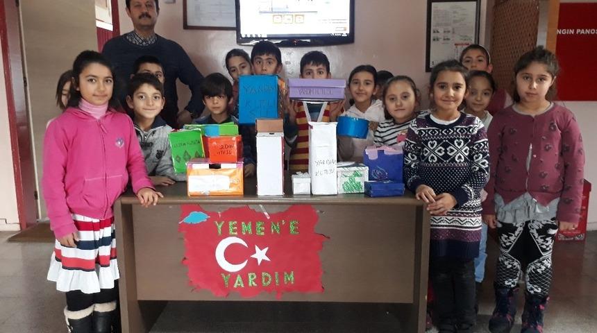 Öğrencilerden Yemen’e Yardım