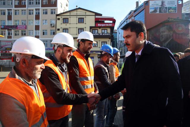 Bakan Kurum: Rize'de dolgu alandaki riskli yapılarda kentsel dönüşüme başlıyoruz