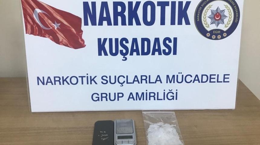 Kuşadası&rsquo;nda uyuşturucu operasyonu, 1 kişi tutuklandı