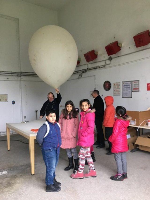 Öğrencilerden Meteoroloji Bölge Müdürlüğünü gezdi