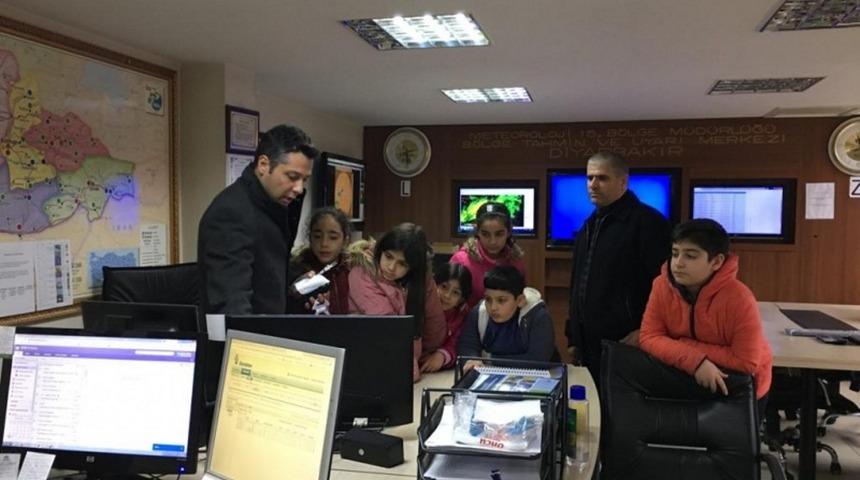 &Ouml;ğrencilerden Meteoroloji B&ouml;lge M&uuml;d&uuml;rl&uuml;ğ&uuml;n&uuml; gezdi