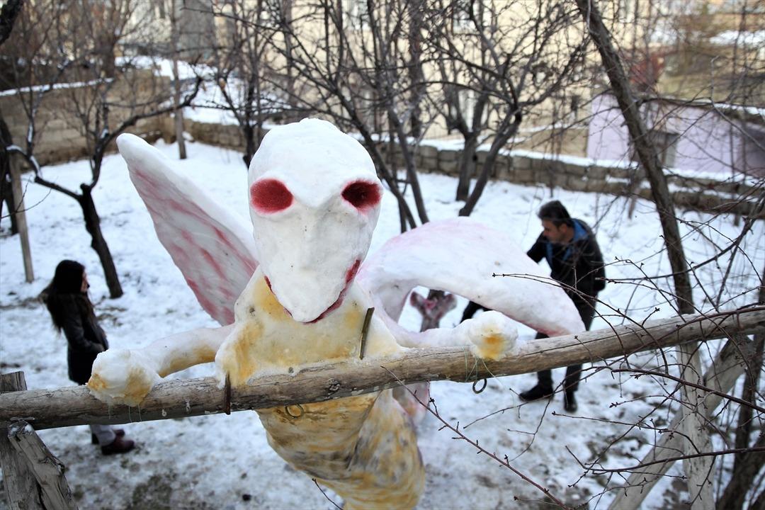 'Kardan canavar' ilgi odağı oldu 