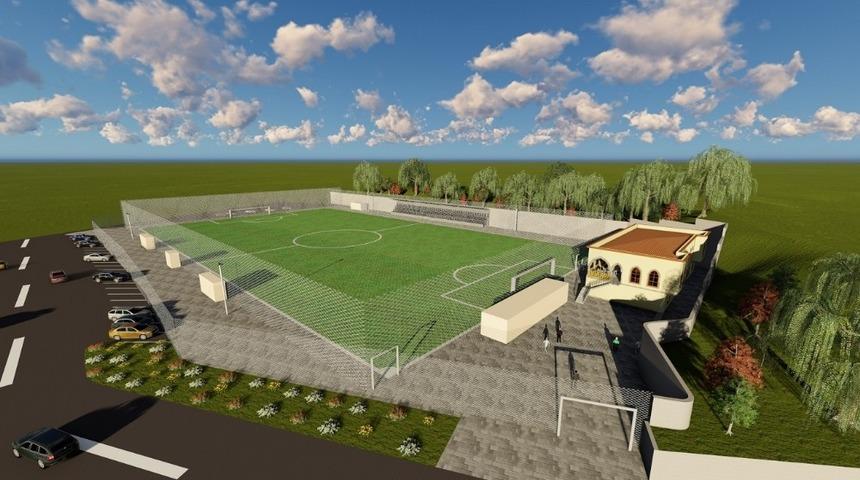 İlimtepe&rsquo;deki spor kompleksi y&uuml;kseliyor