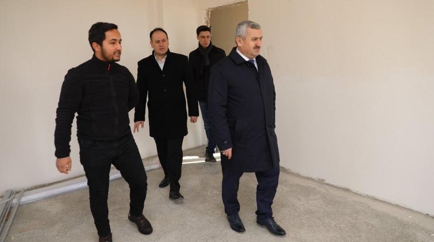 Başkan Baran &ccedil;alışmaları yerinde inceledi