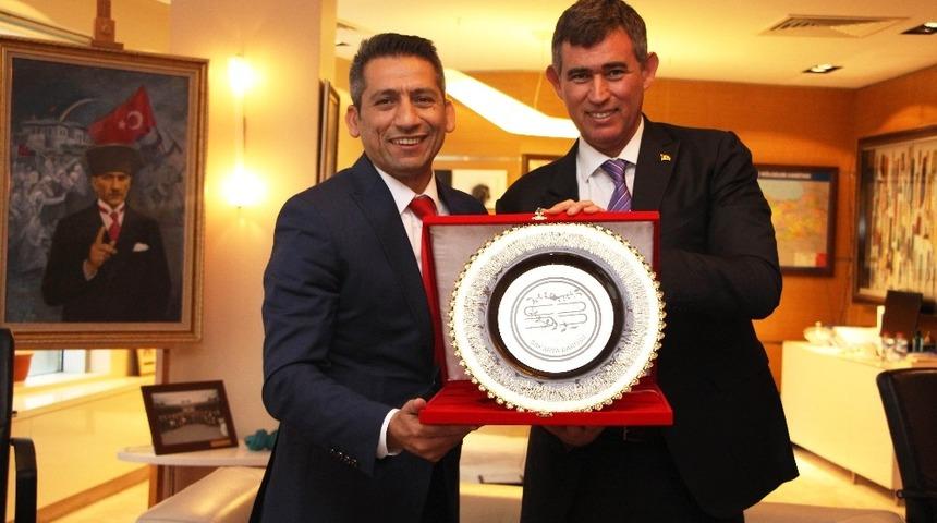 Baro Başkanı Burak&rsquo;tan, Metin Feyzioğlu&rsquo;na ziyaret