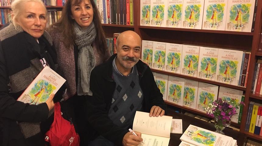 Gazeteci yazar Şenkul’un “Ajans Haberciliği” kitabı için imza günü