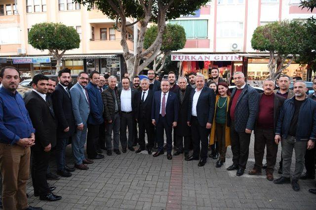 CHP büyükşehir adayı Muhittin Böcek, Gazipaşa ve Alanya’da