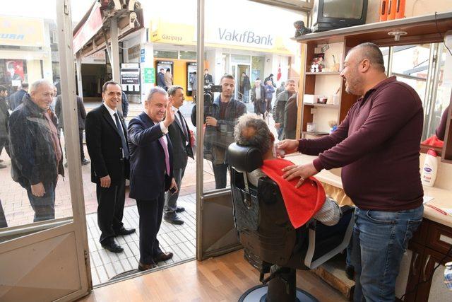 CHP büyükşehir adayı Muhittin Böcek, Gazipaşa ve Alanya’da