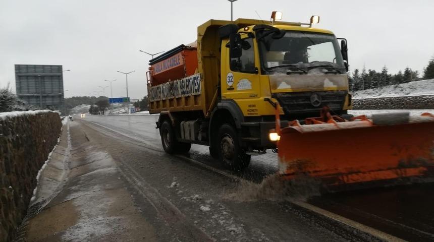 Gaziantep&rsquo;t karla m&uuml;cadele
