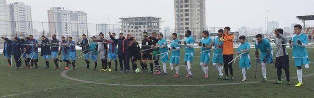 Melikgazi BESK Ampute futbol takımı 4 dörtlük