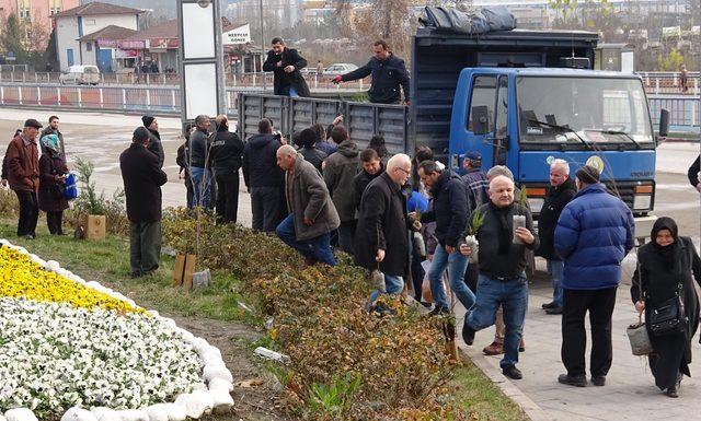 Karabük’te 2019 adet fidan dağıtıldı