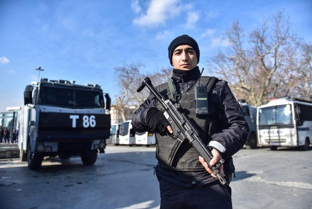 Taksim'de yılbaşı önlemleri; Taksim ve çevresi adım adım izleniyor