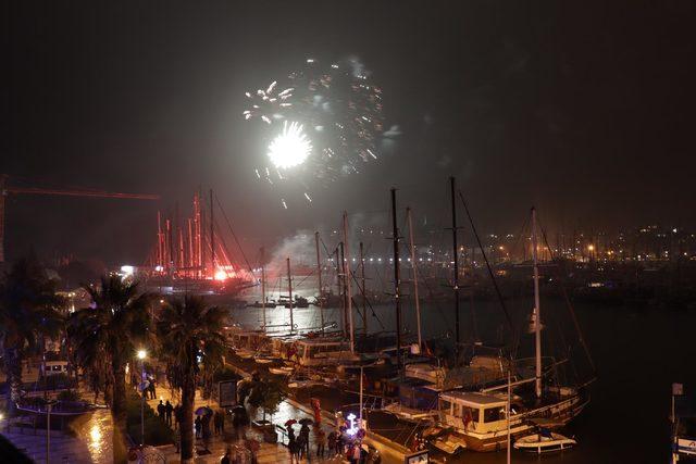 Bodrum yeni yıla sırılsıklam girdi