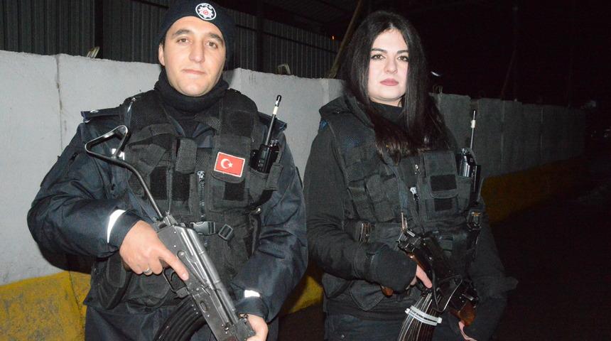 Polis &ccedil;ift, denk gelen n&ouml;betle yeni yıla birlikte girdi