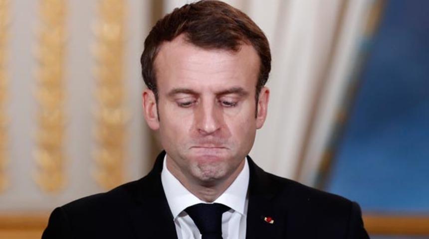 Macron’dan sarı yeleklilere tepki