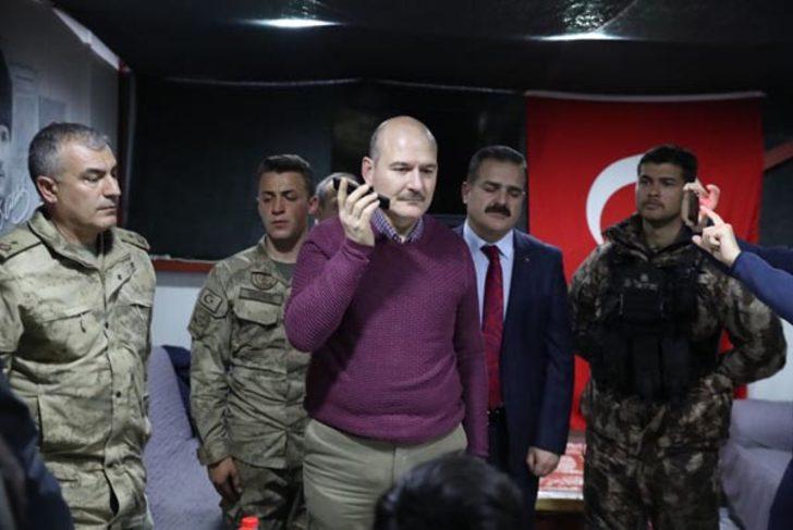 Süleyman Soylu, yeni yıla Yüksekova'daki üs bölgesinde girdi G4