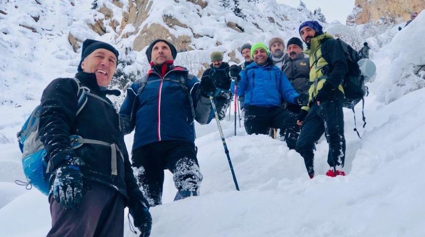 Mar Şalita Manastırı&rsquo;na kış tırmanışı