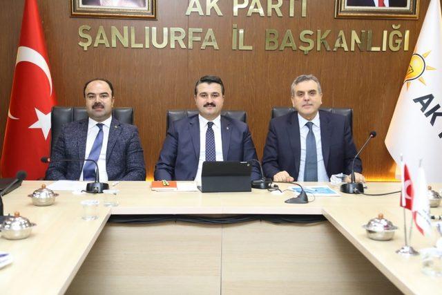 AK Parti Şanlıurfa yönetimi yılın son toplantısını gerçekleştirdi