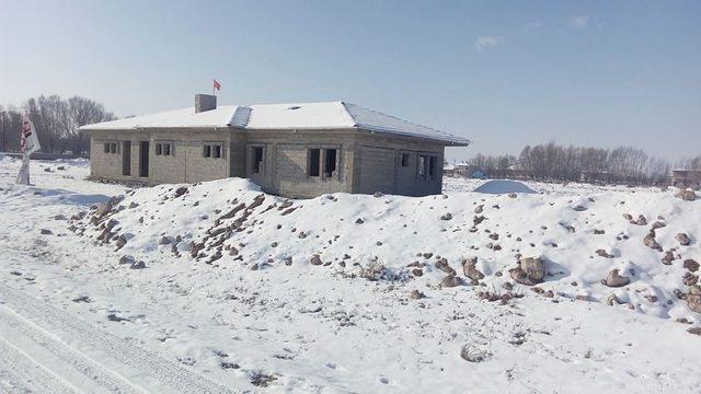 Sindelhöyük’ün yeni stadı için kar bile çalışmaları durduramadı