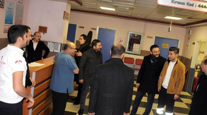 Yanar ve Arı yeni yıl ziyaretlerinde bulundu