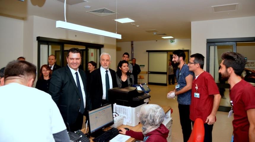 İl Sağlık M&uuml;d&uuml;r&uuml; Bilge&rsquo;den yılbaşı denetimi